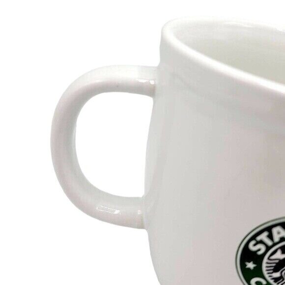 Starbucks XL Classic Coffee Mug White Green Siren Mermaid 2007 16oz 473ml Logo - Picture 5 of 11